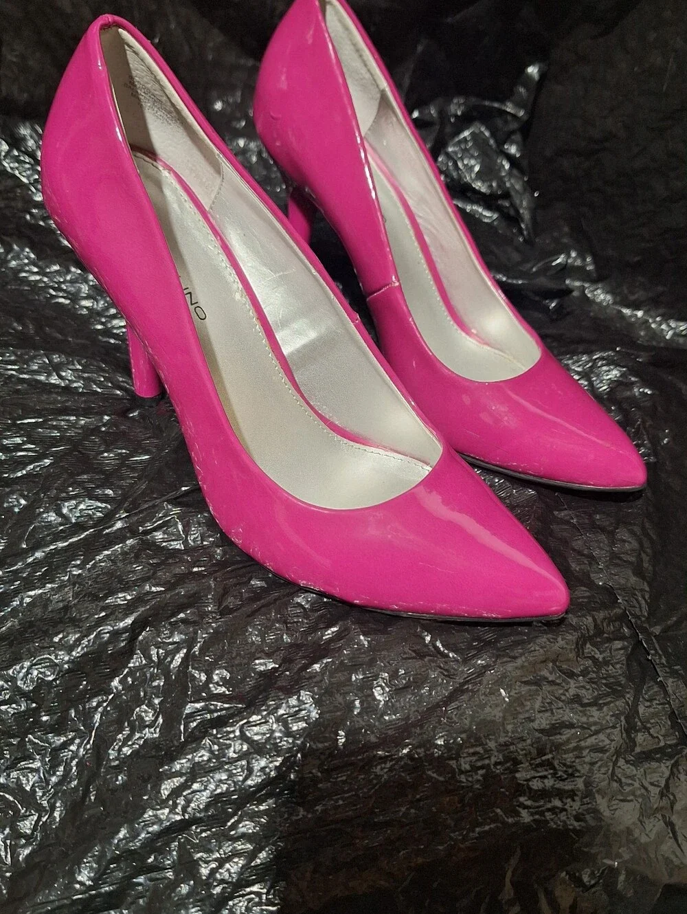 Classic Women's Pointed-Toe High Heels in Hot Pink